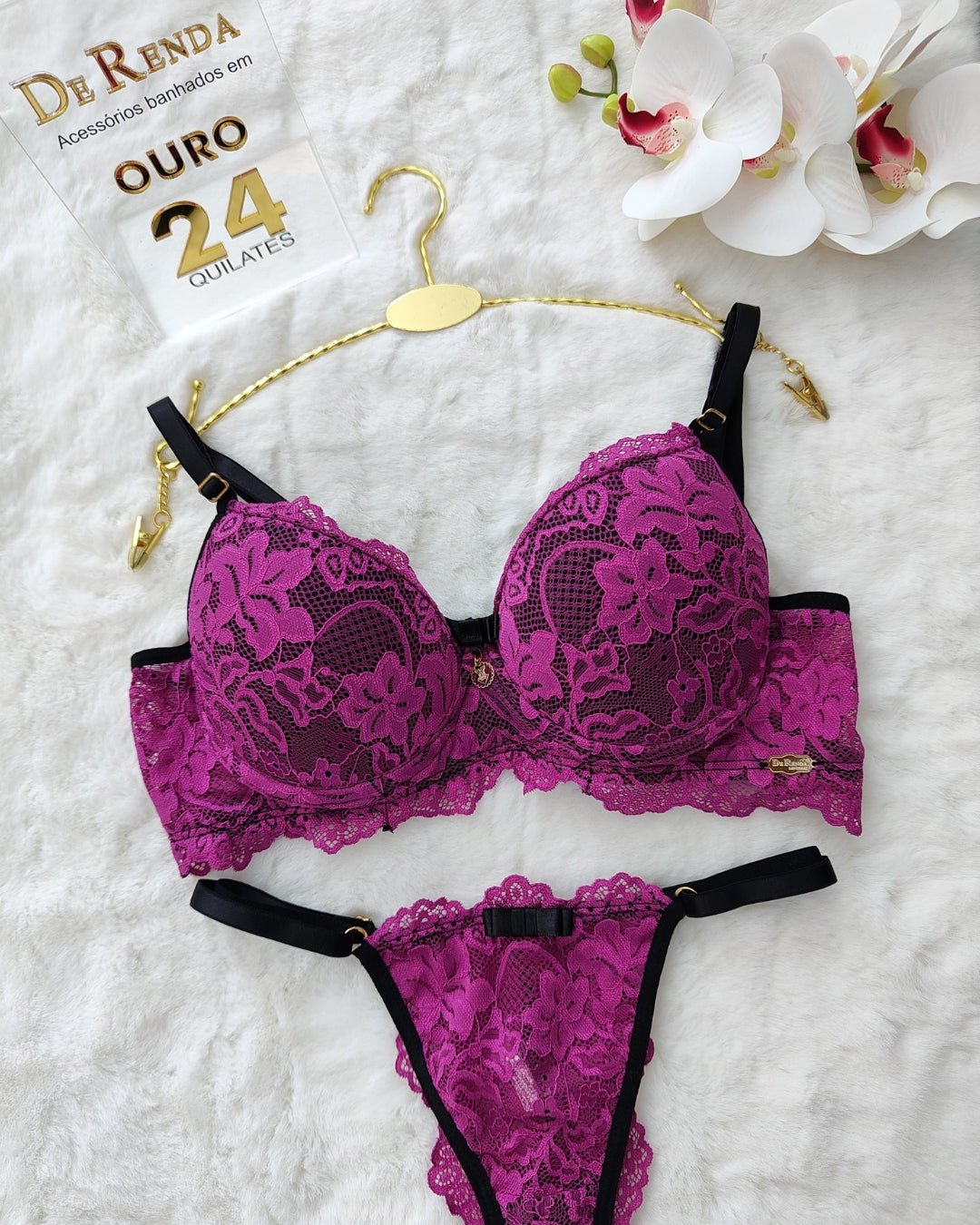Lingerie de luxo Paty - DE RENDA LINGERIE