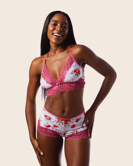 Mini Short Doll Larissa - DE RENDA LINGERIE