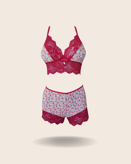 Mini Short Doll Larissa - DE RENDA LINGERIE