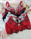 Conjunto de Lencería Lujo Bella de Tul Bordado