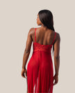 Camisola Longa Luxo Astrid em Tule e Renda Chantilly