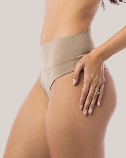 Calcinha Reforçada Luiza Cintura Alta em Microfibra Premium - DE RENDA LINGERIE