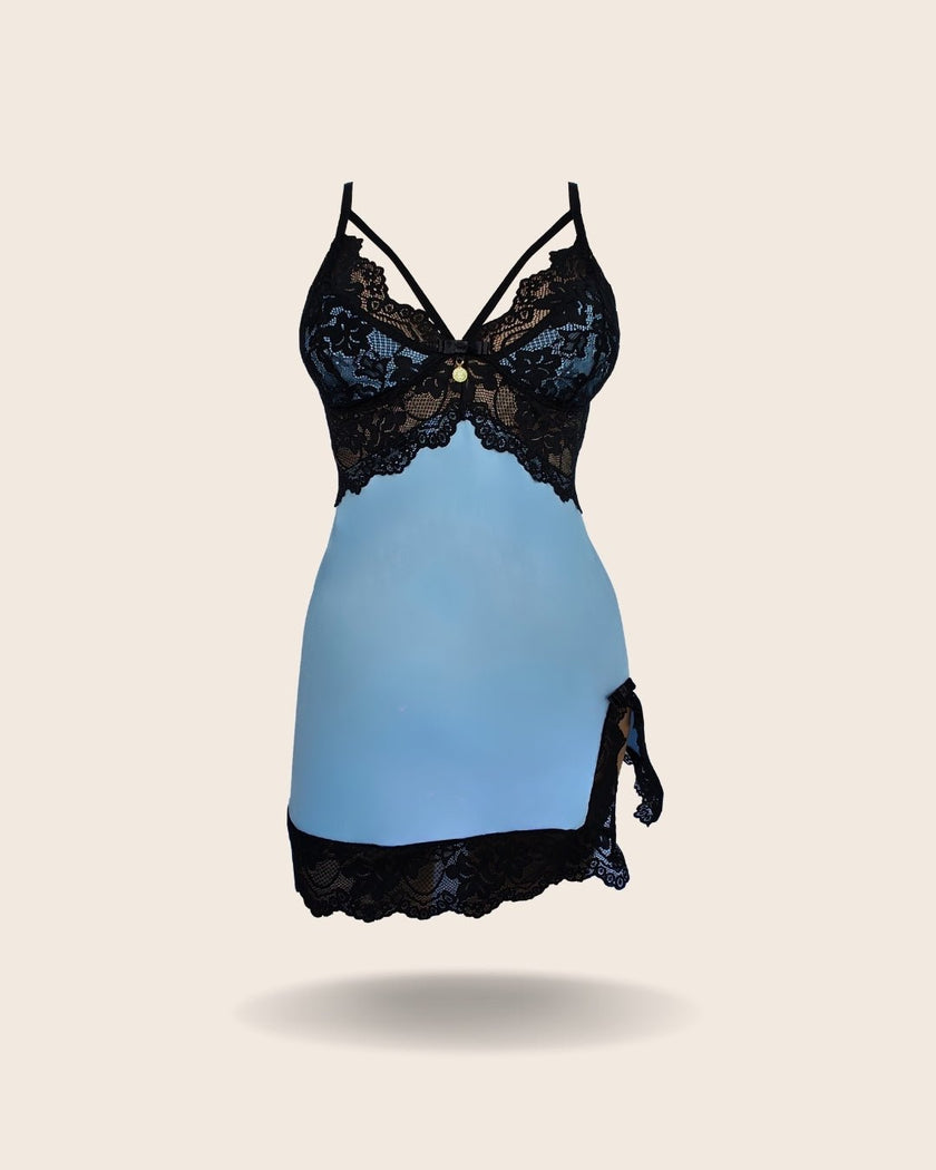 Camisola de Liganete Amanda - DE RENDA LINGERIE