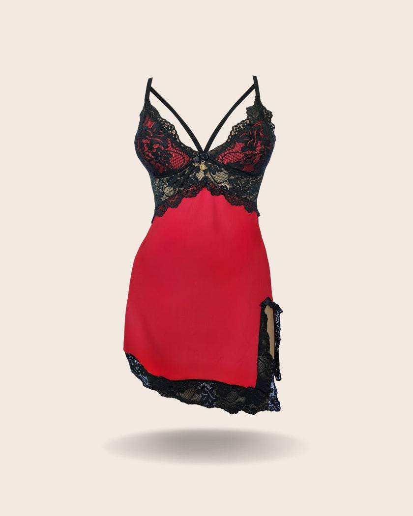 Camisola de Liganete Amanda - DE RENDA LINGERIE