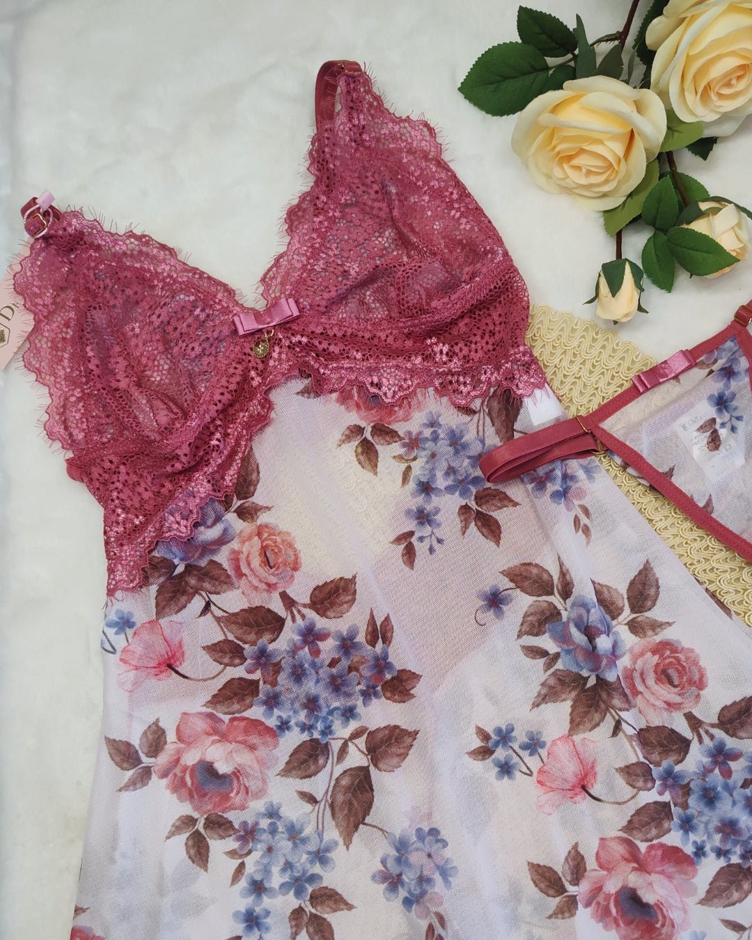 Camisola Elegante Stephane - DE RENDA LINGERIE