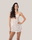 Camisola Luxo Stephane em Tule e Renda | DE RENDA - DE RENDA LINGERIE
