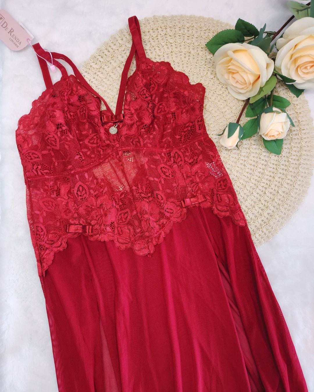Camisola Sensual Astrid - DE RENDA LINGERIE