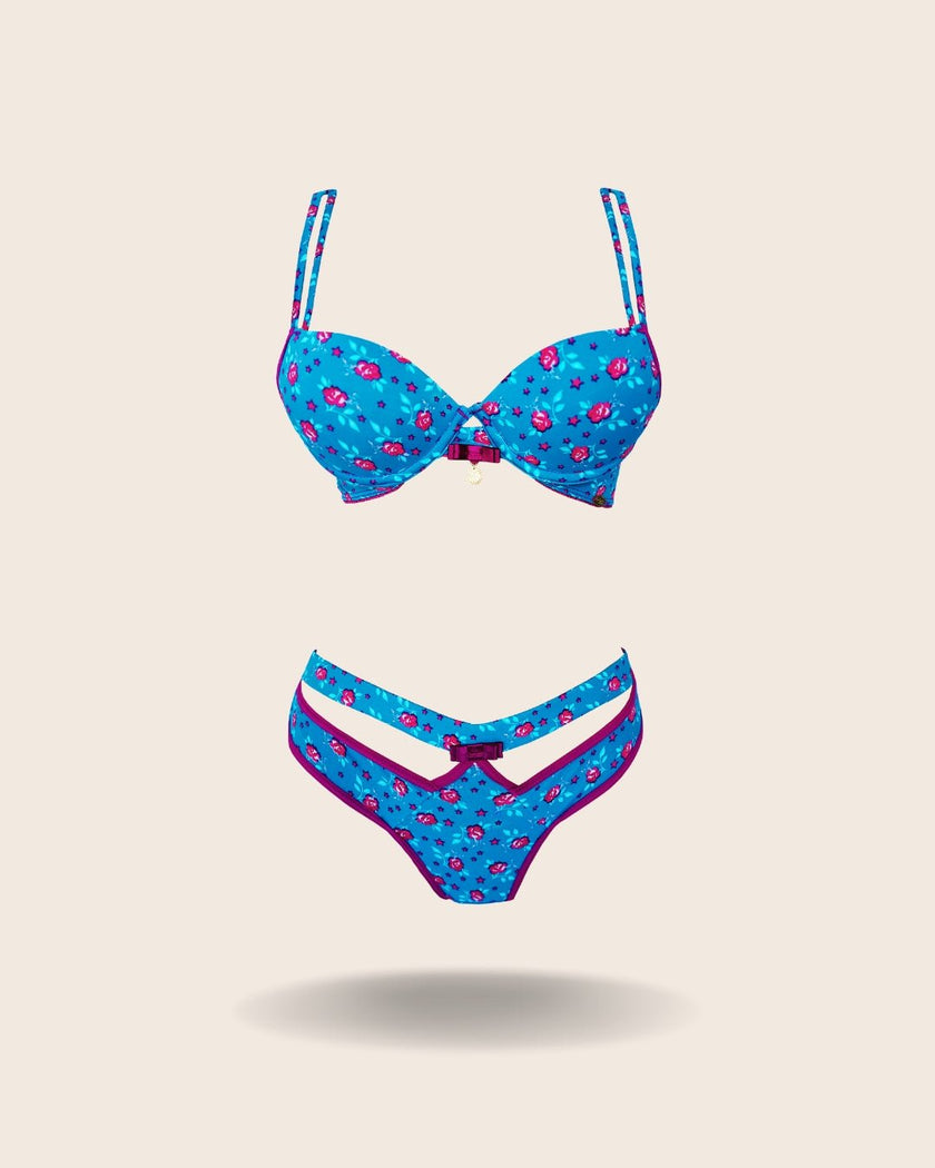 Conjunto de lingerie Flora - DE RENDA LINGERIE
