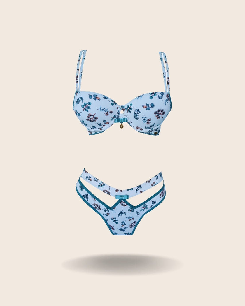 Conjunto de lingerie Flora - DE RENDA LINGERIE
