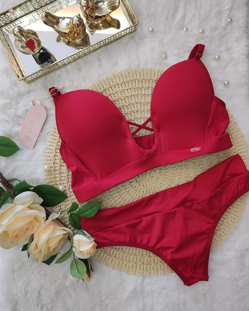 Conjunto de Lingerie Layla - DE RENDA LINGERIE