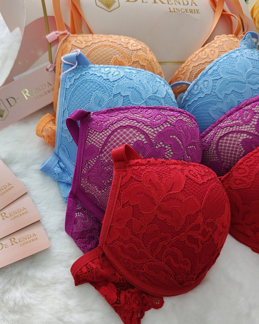 Conjunto de Lingerie Luxo Ísis em Renda - DE RENDA LINGERIE