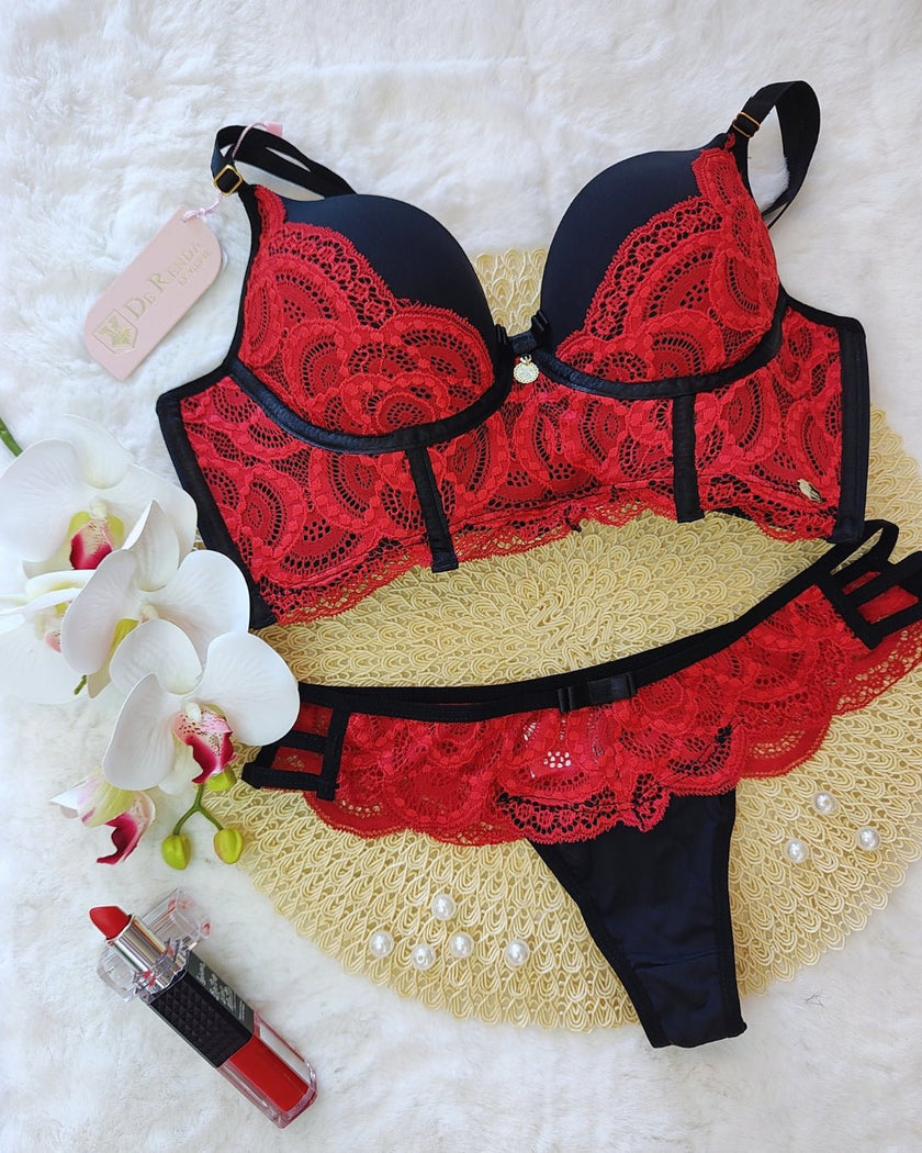 Conjunto de Lingerie Maria - DE RENDA LINGERIE
