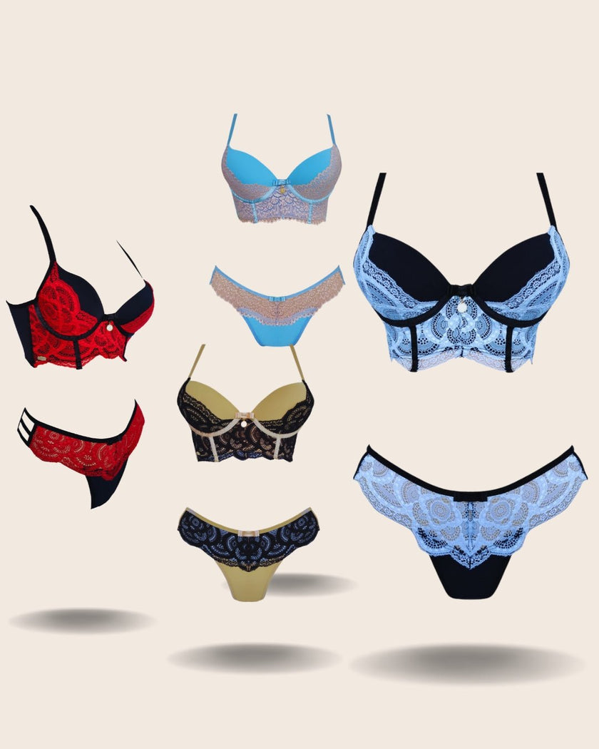 Conjunto de Lingerie Maria - DE RENDA LINGERIE