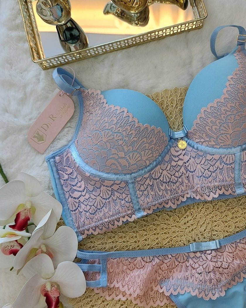 Conjunto de Lingerie Maria - DE RENDA LINGERIE