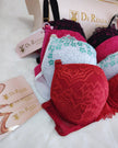 Conjunto Louise em Renda Chantilly e Acessórios Banhados a Ouro 24K - DE RENDA LINGERIE