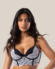 Conjunto Maria Luxo de Renda e Microfibra | DE RENDA - DE RENDA LINGERIE