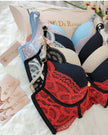 Conjunto Maria Luxo de Renda e Microfibra | DE RENDA - DE RENDA LINGERIE