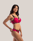 Conjunto Natália de Renda com Acessórios Banhados a Ouro 24K - DE RENDA LINGERIE