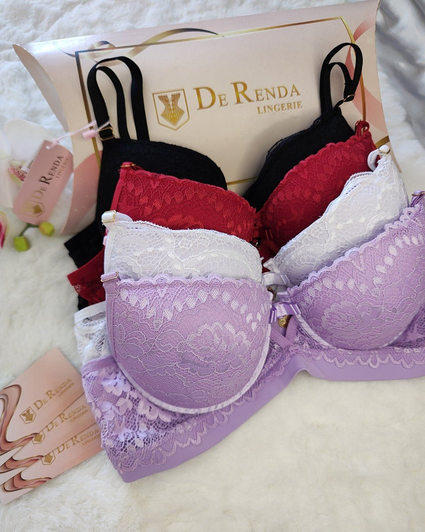 Conjunto Soraia de Renda e Acessórios Banhados a Ouro 24K - DE RENDA LINGERIE