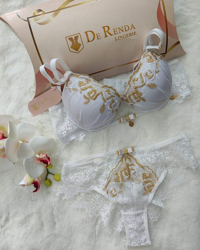 Lingerie Bordada Catarina - DE RENDA LINGERIE