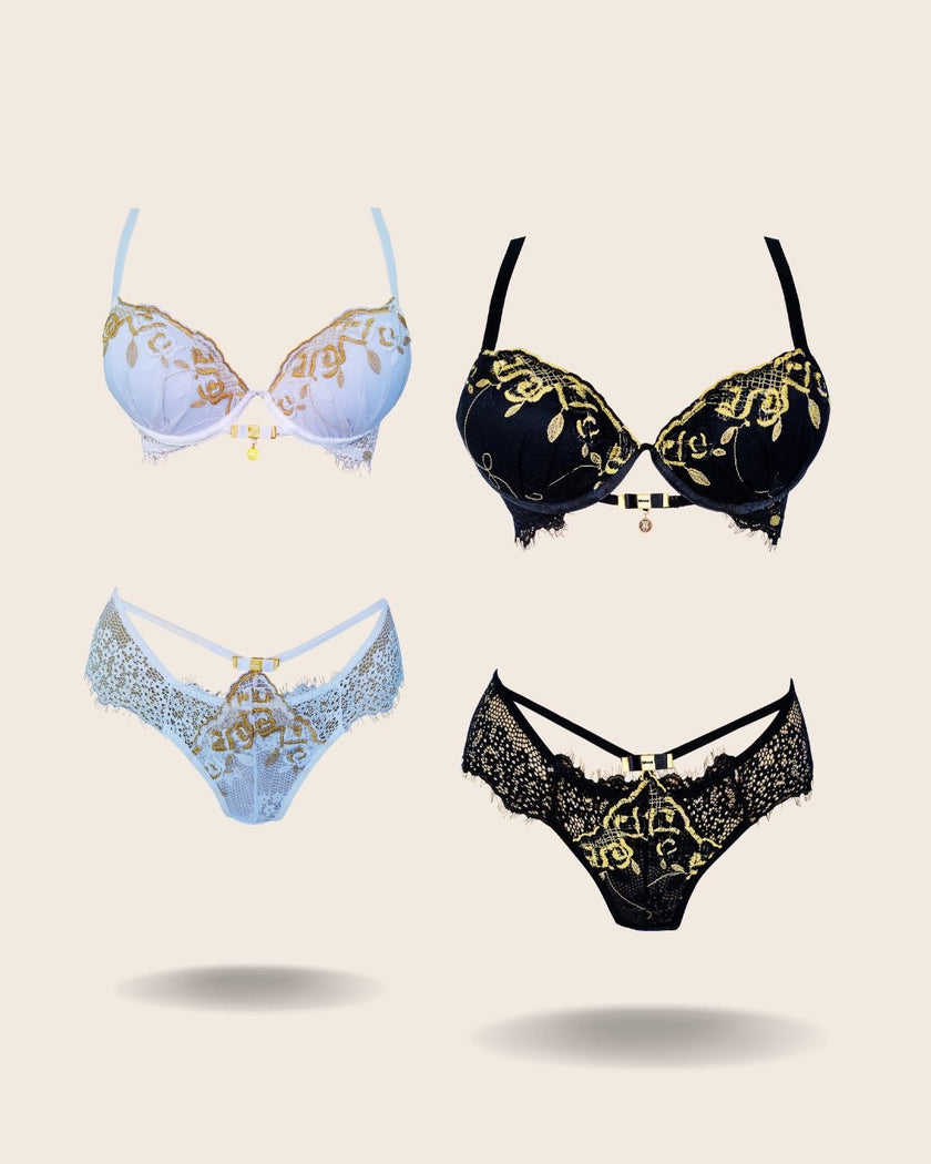 Lingerie Bordada Catarina - DE RENDA LINGERIE