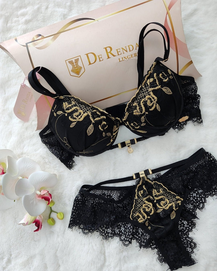 Lingerie Bordada Catarina - DE RENDA LINGERIE