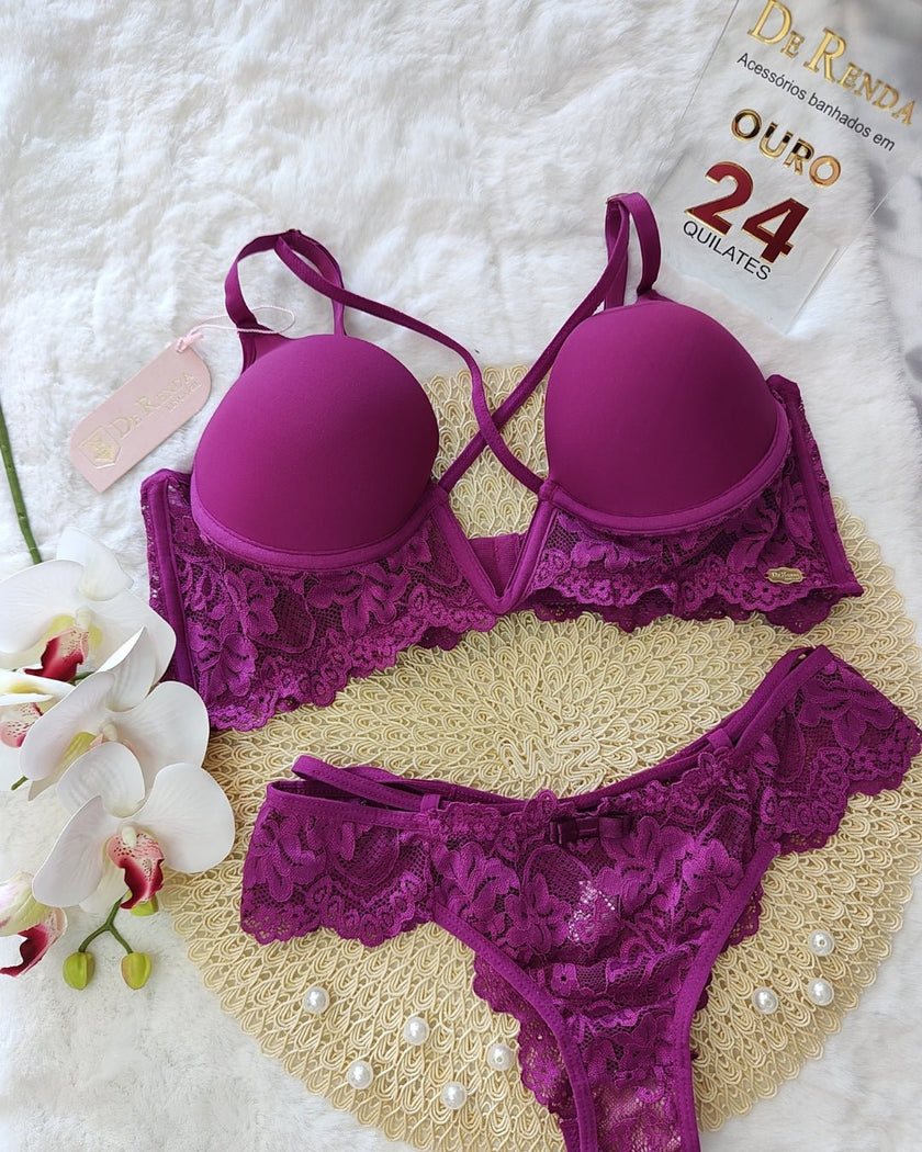 Lingerie Elegante Rafaela - DE RENDA LINGERIE