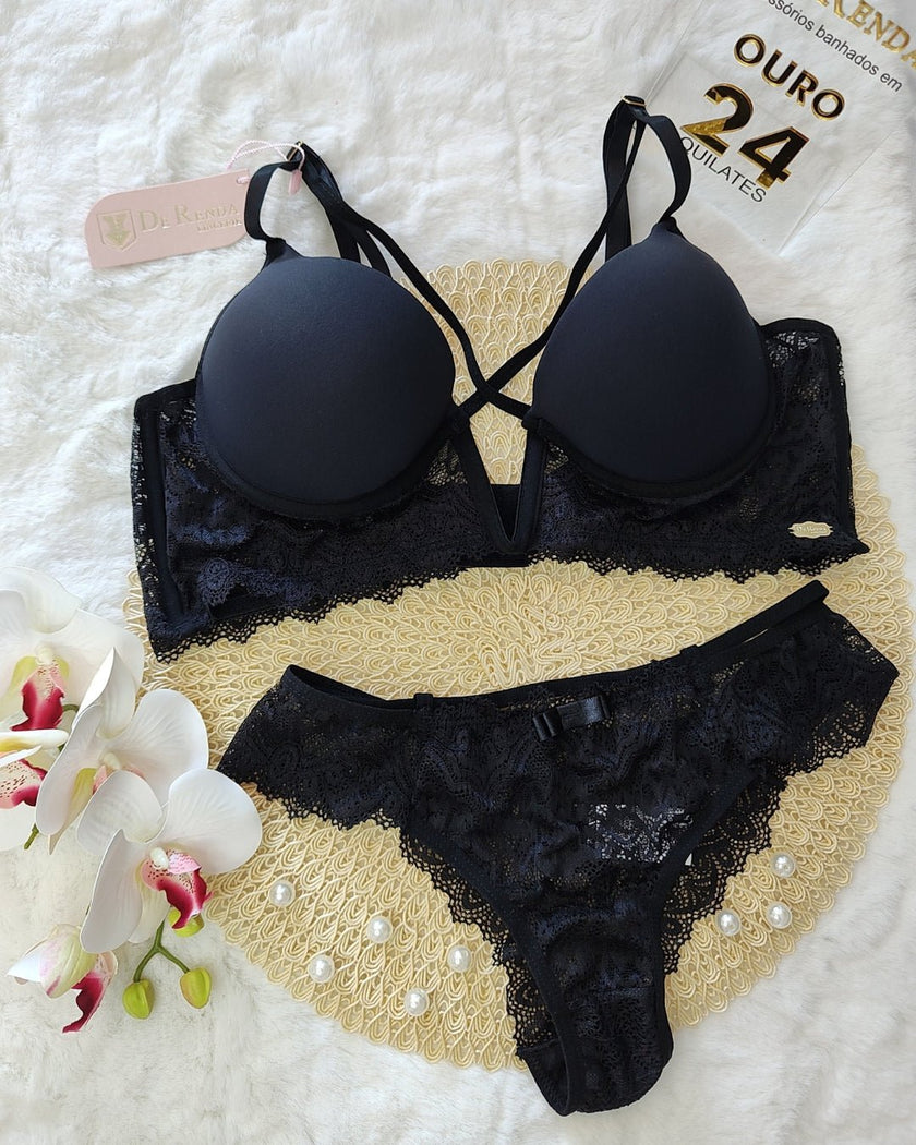 Lingerie Elegante Rafaela - DE RENDA LINGERIE