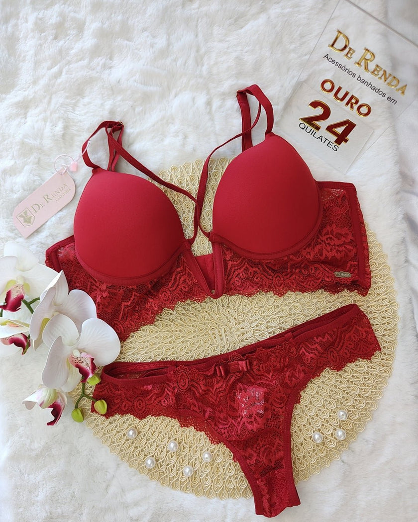 Lingerie Elegante Rafaela - DE RENDA LINGERIE