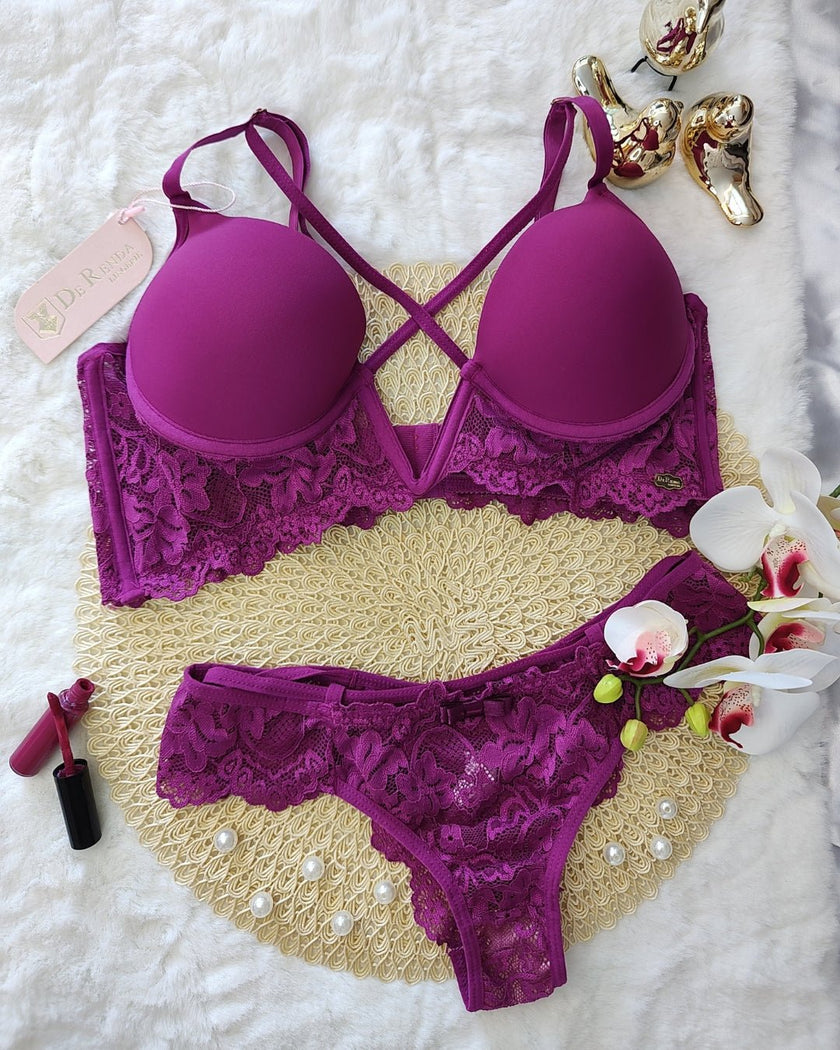 Lingerie Elegante Rafaela - DE RENDA LINGERIE