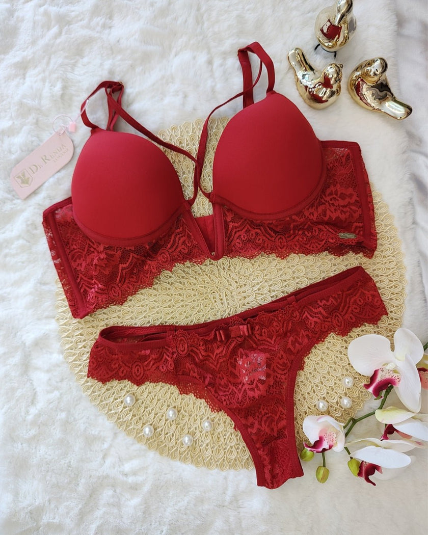 Lingerie Elegante Rafaela - DE RENDA LINGERIE