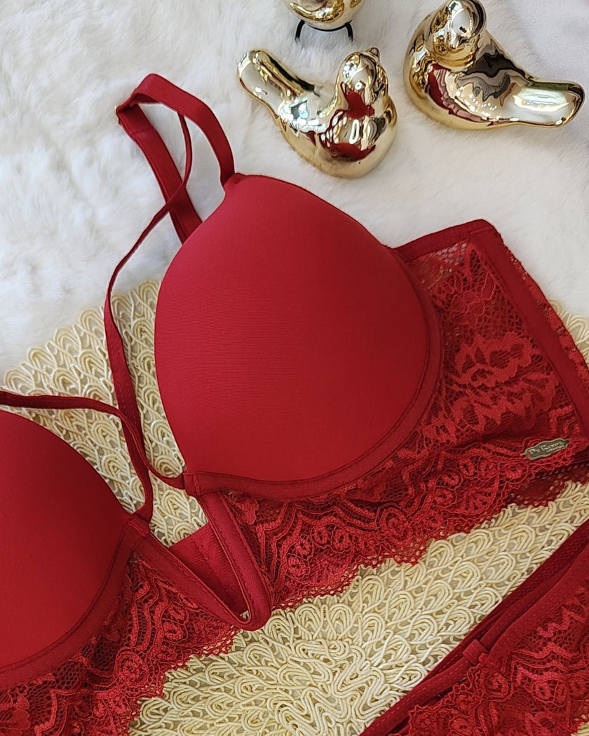 Lingerie Elegante Rafaela - DE RENDA LINGERIE