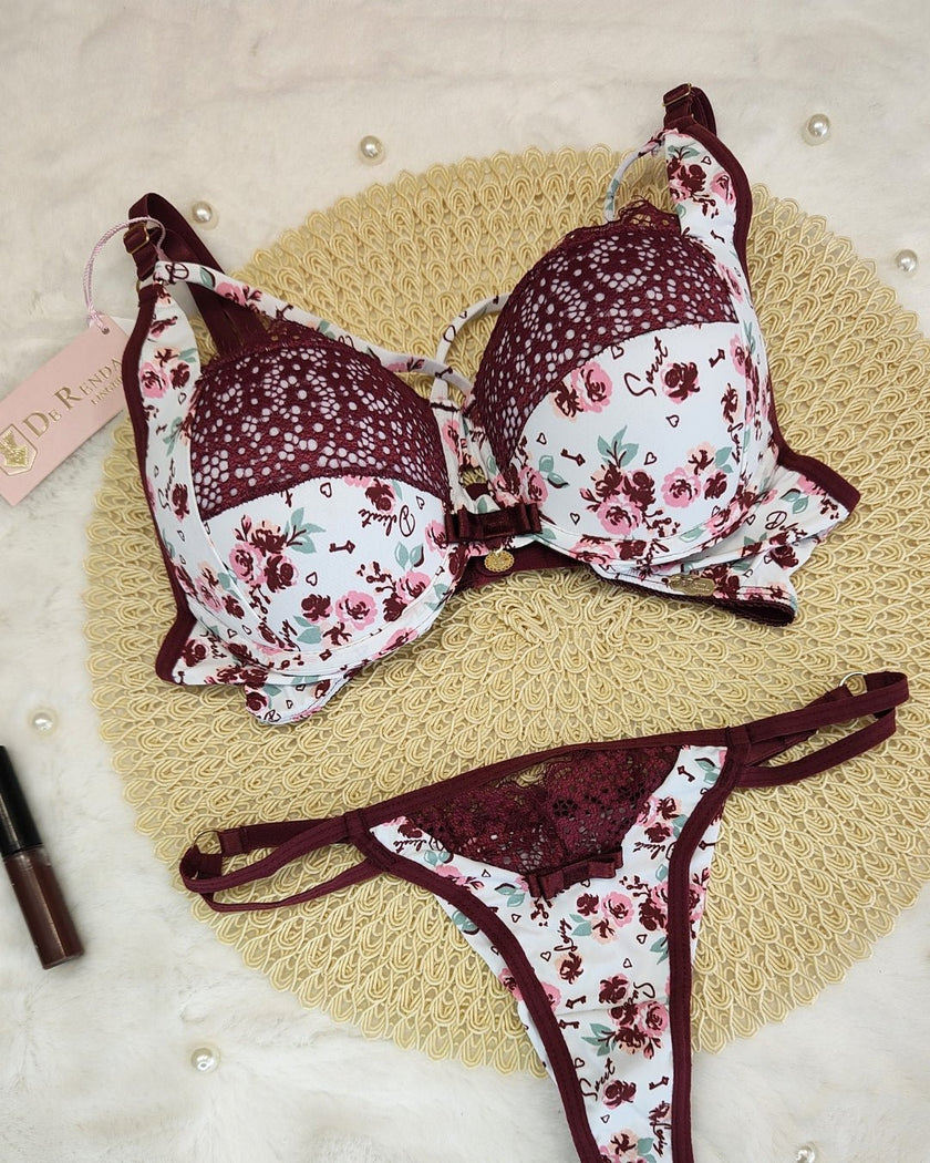 Lingerie Fio Dental Eduarda - DE RENDA LINGERIE