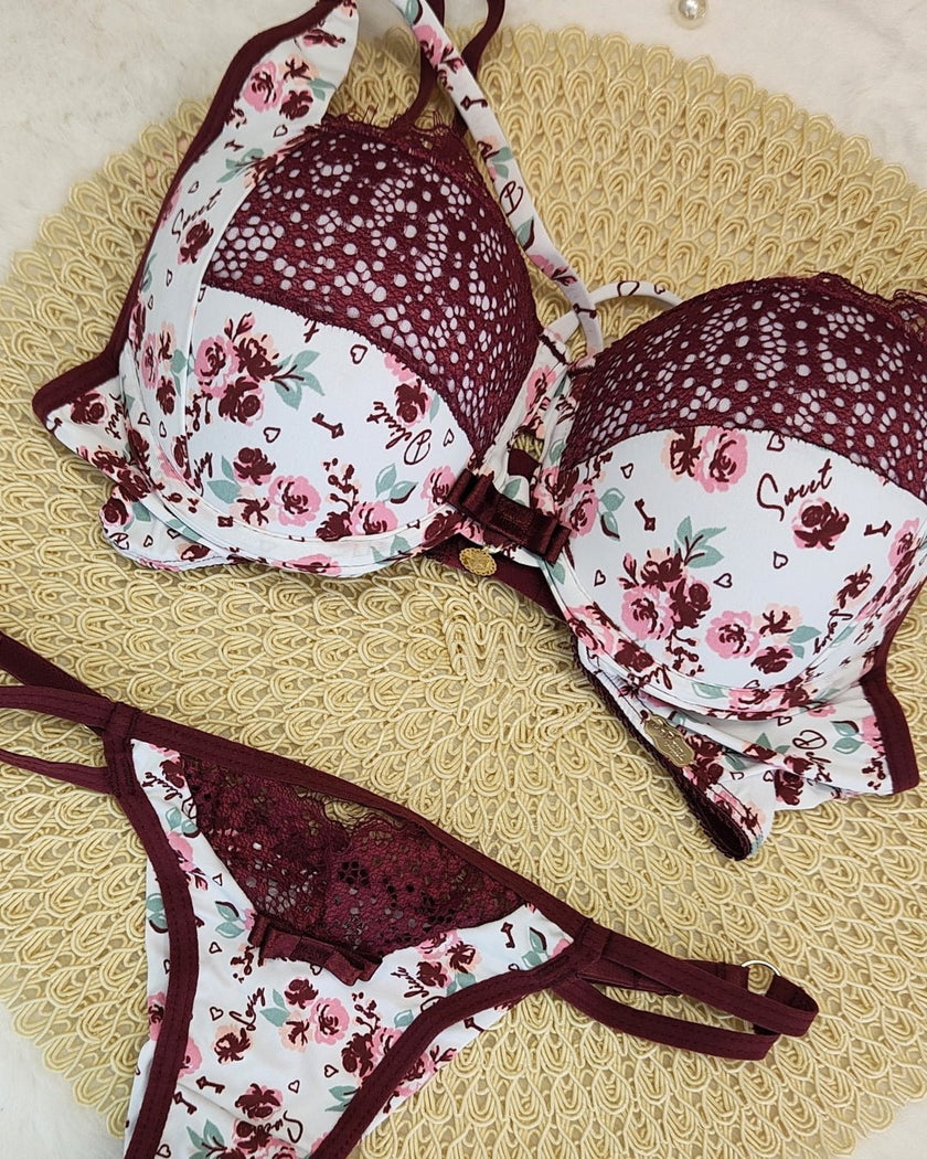 Lingerie Fio Dental Eduarda - DE RENDA LINGERIE
