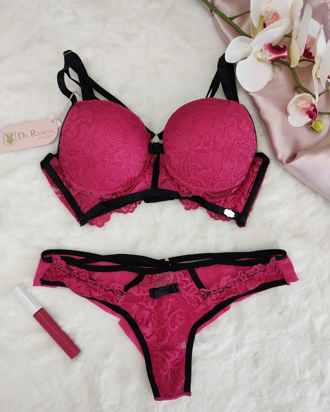 Lingerie Rendada Natália - DE RENDA LINGERIE