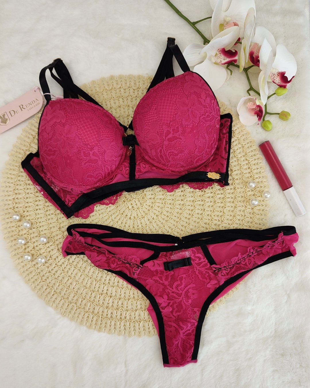 Lingerie Rendada Natália - DE RENDA LINGERIE