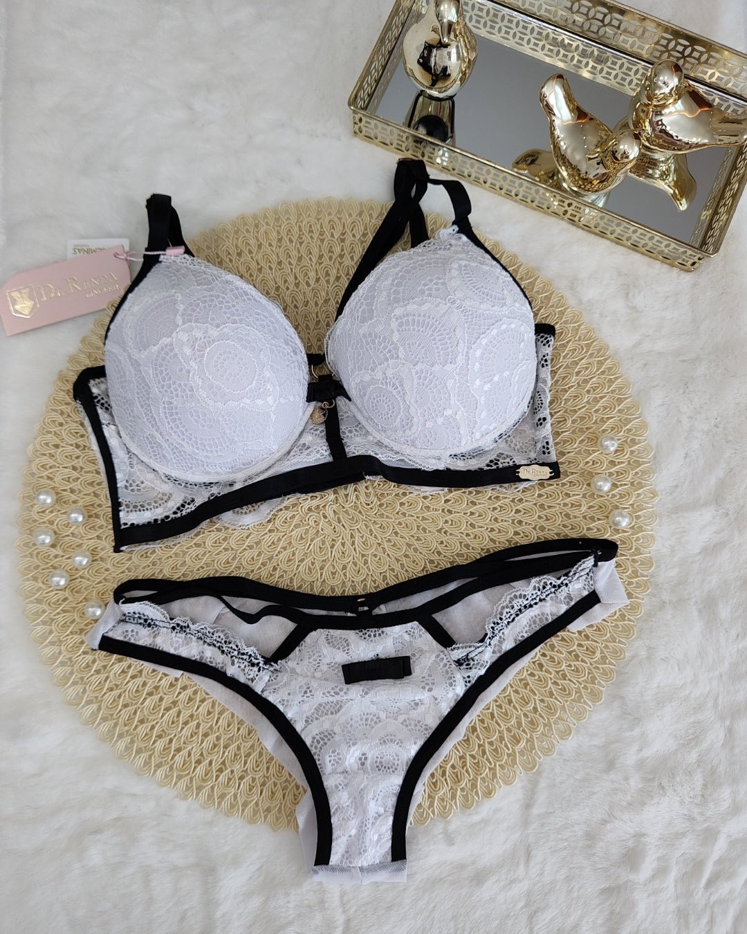 Lingerie Rendada Natália - DE RENDA LINGERIE