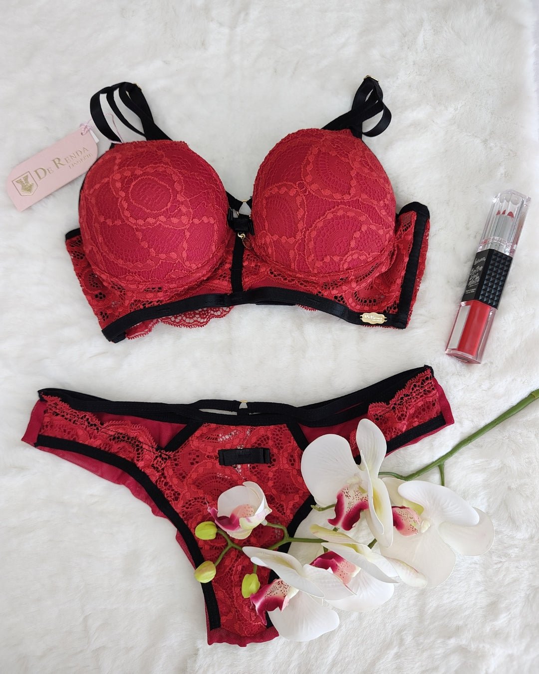 Lingerie Rendada Natália - DE RENDA LINGERIE