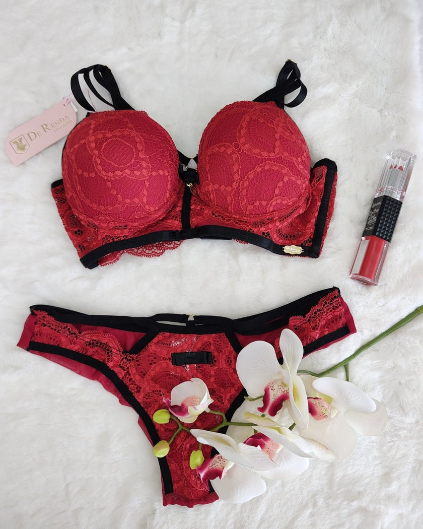 Lingerie Rendada Natália - DE RENDA LINGERIE