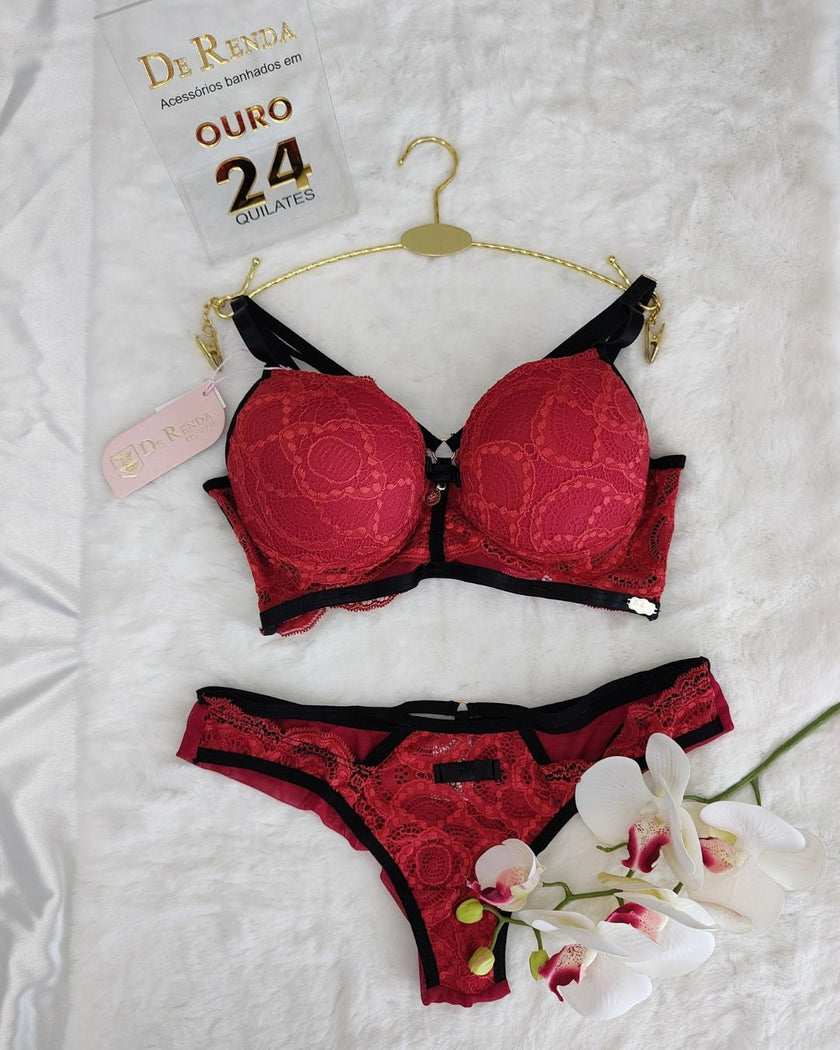 Lingerie Rendada Natália - DE RENDA LINGERIE