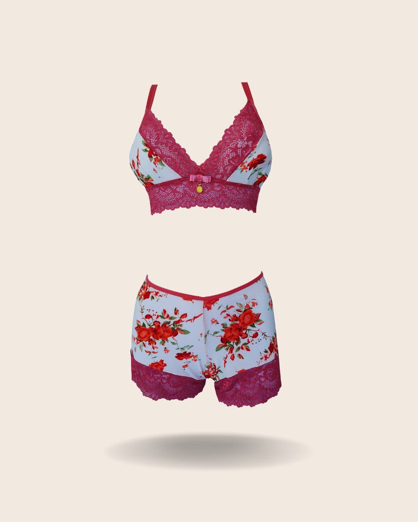 Mini Short Doll Larissa - DE RENDA LINGERIE