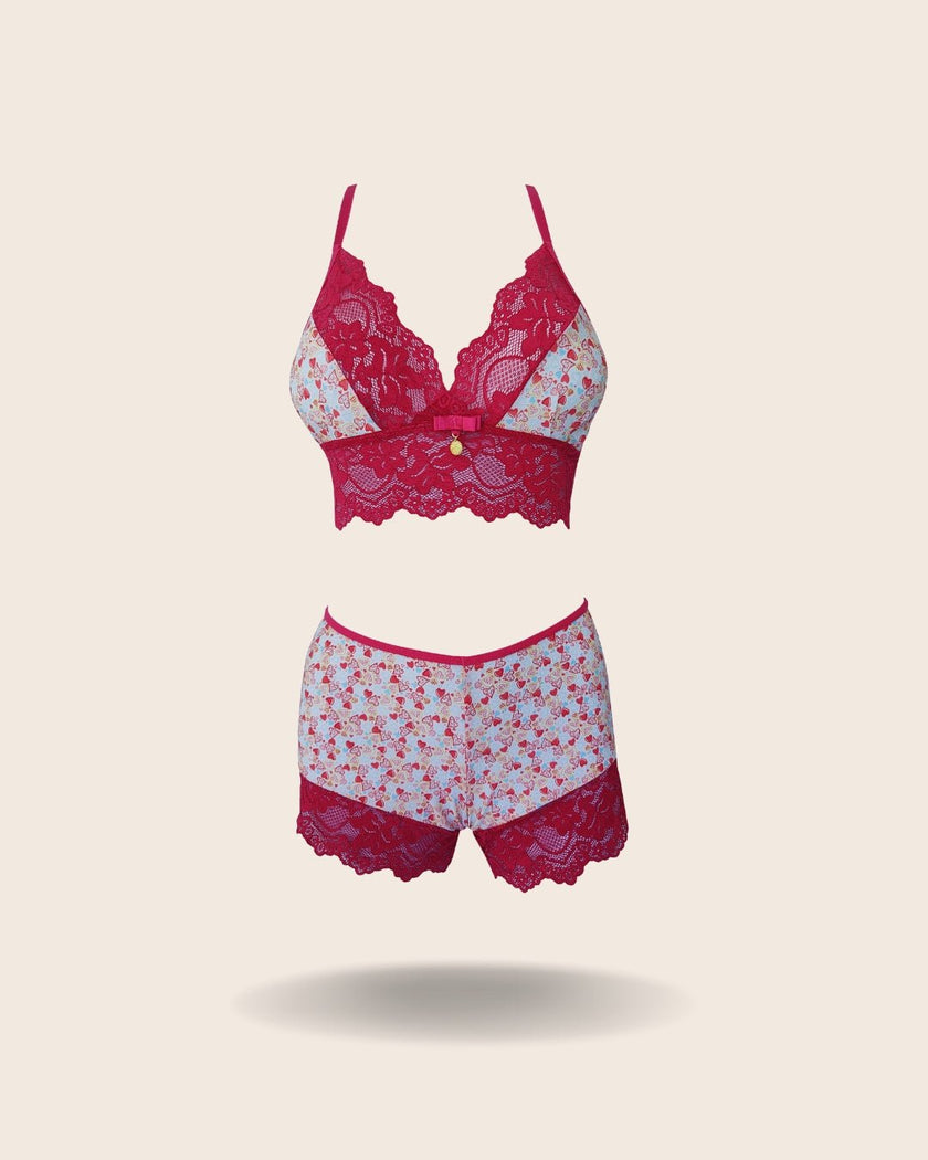 Mini Short Doll Larissa - DE RENDA LINGERIE